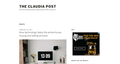 Desktop Screenshot of claudia.sg