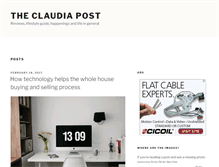 Tablet Screenshot of claudia.sg